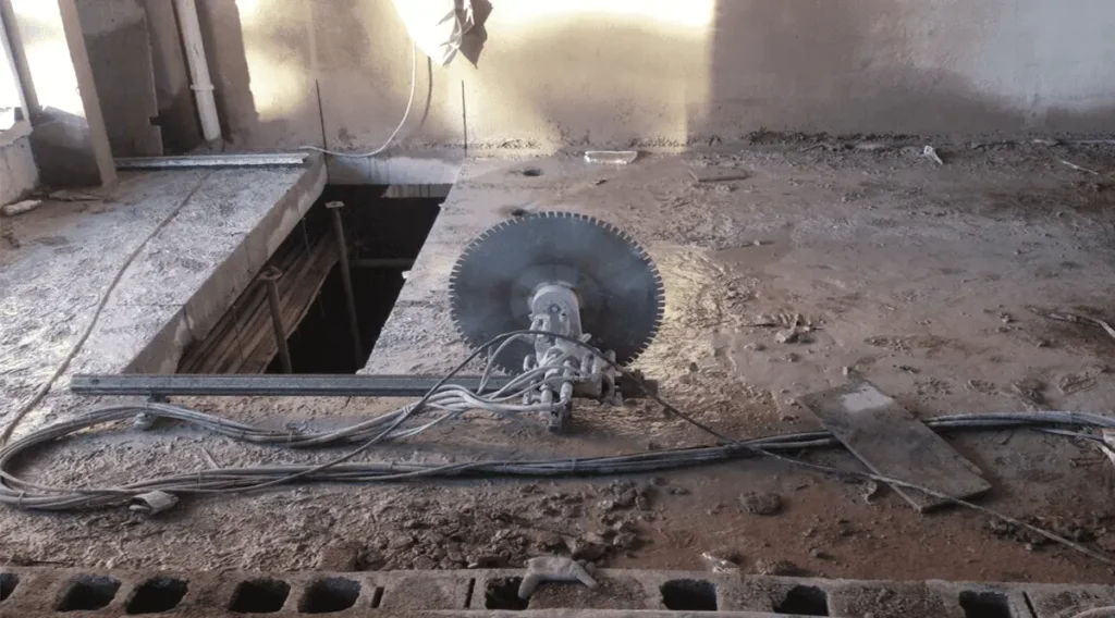 منشار خرسانة